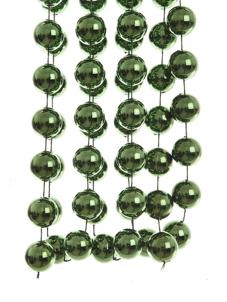 2.7M Plastic XXL Bead Garland - Green