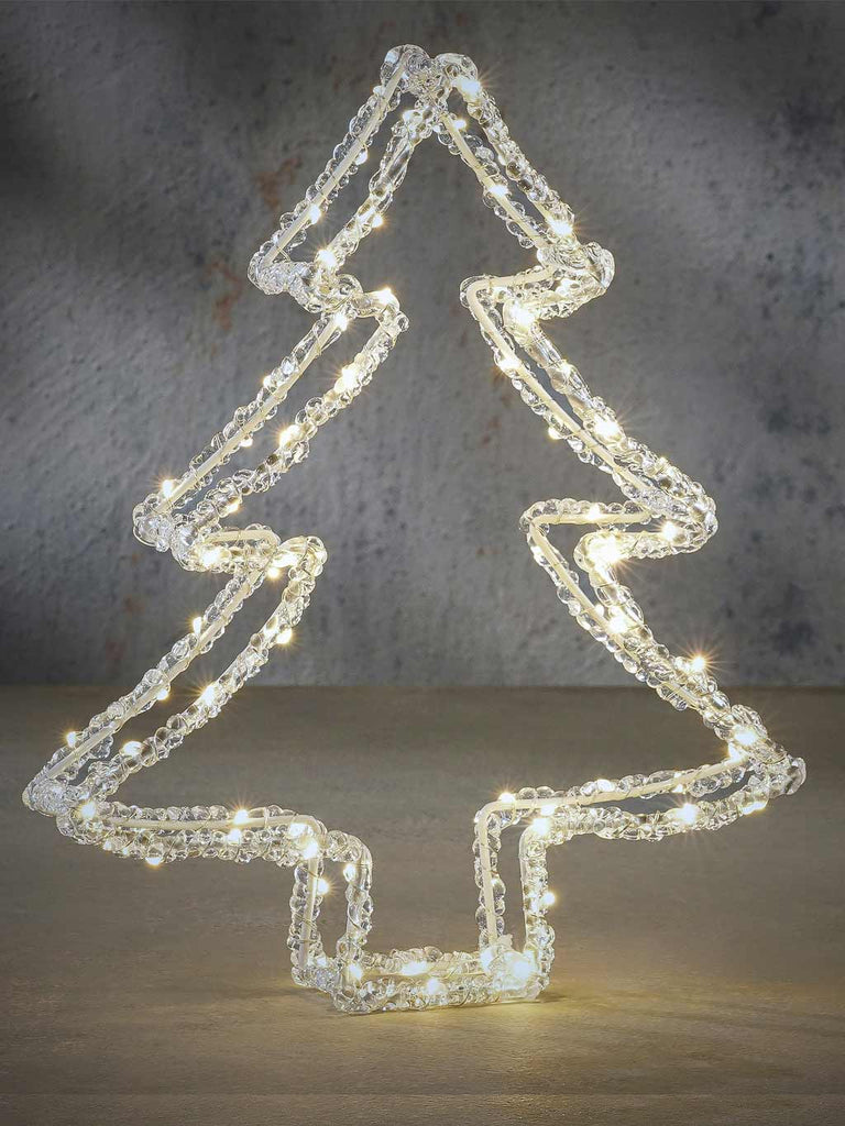 34cm B/O 3D Tree - 80 Warm White LEDs