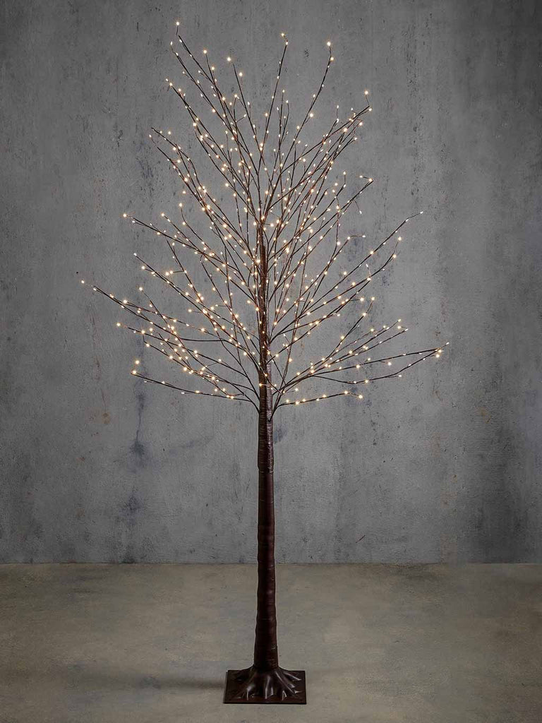 Lit Twig Tree with Warm White LEDs