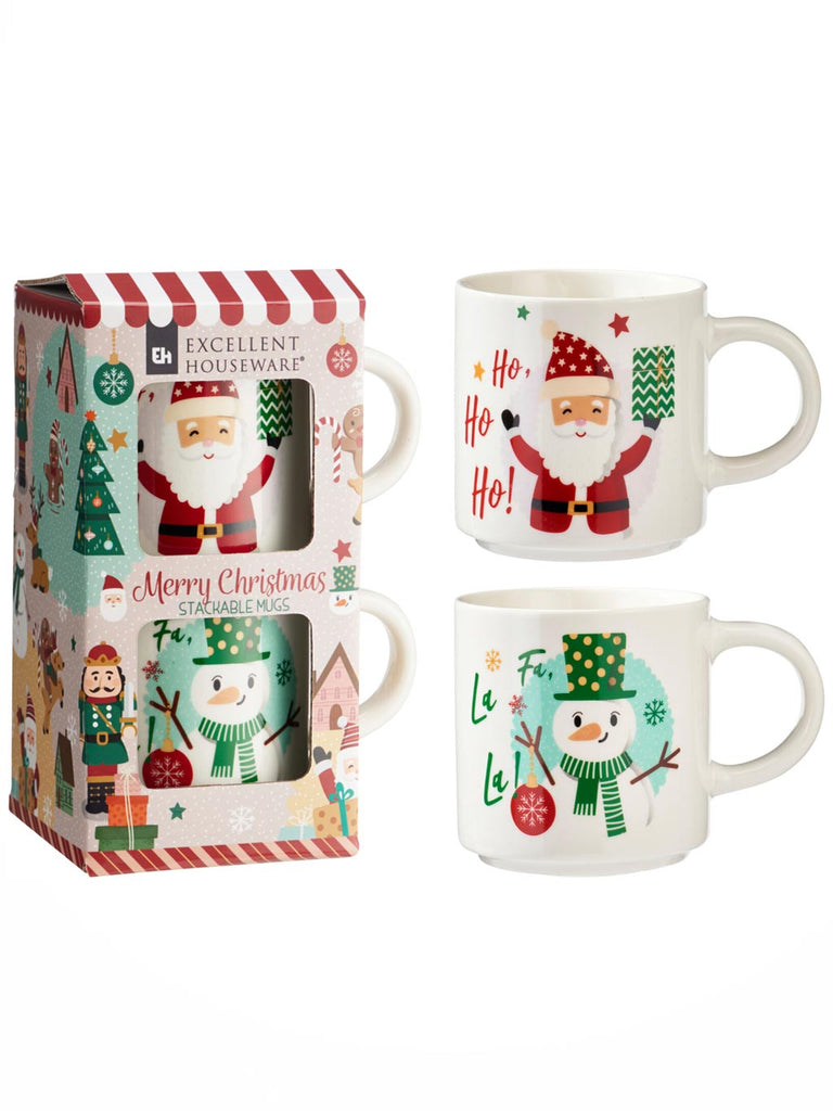 Pk 2 - Porcelain Mug Set