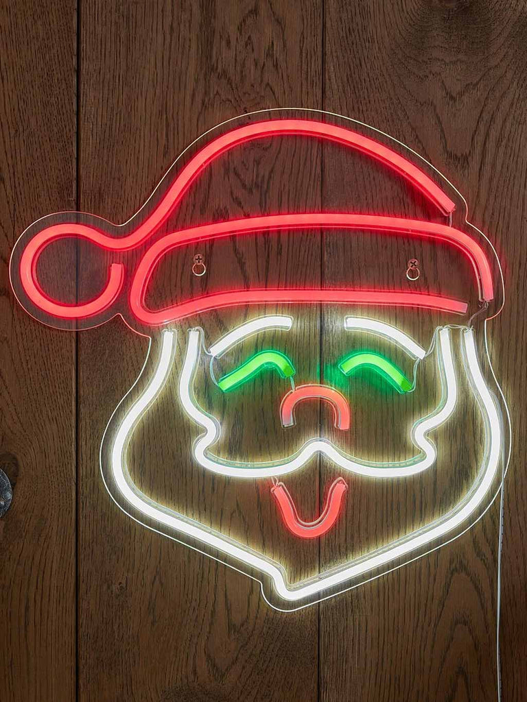 NeonEsque Santa Sign- 35cm