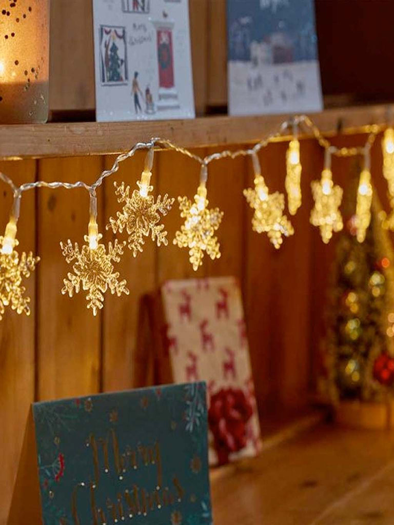 Set of 20 SnoFlake Stringlights