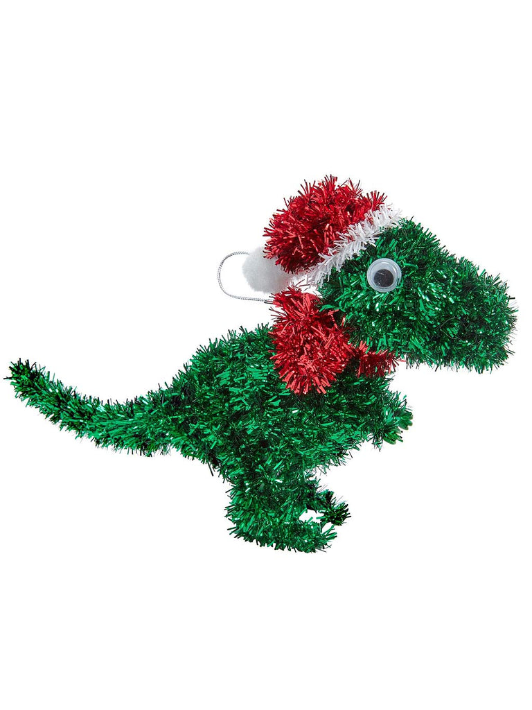 15cm Tinsel Rex Pendant