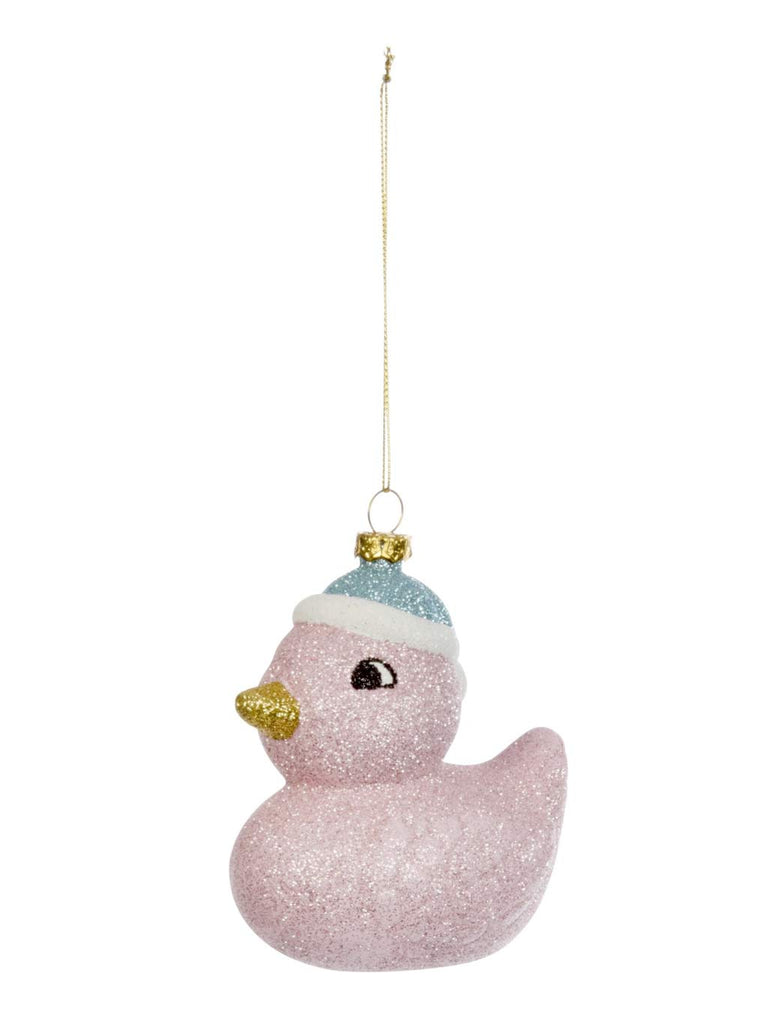 9cm Duck Pendant - Pink
