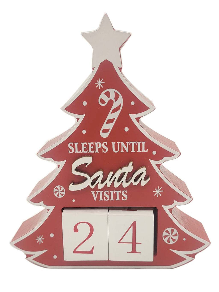 15cm Tree Countdown - Red