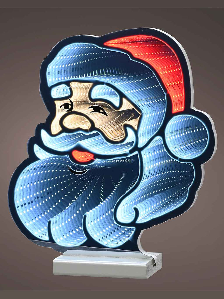 40cm Infinity Light - Santa Head