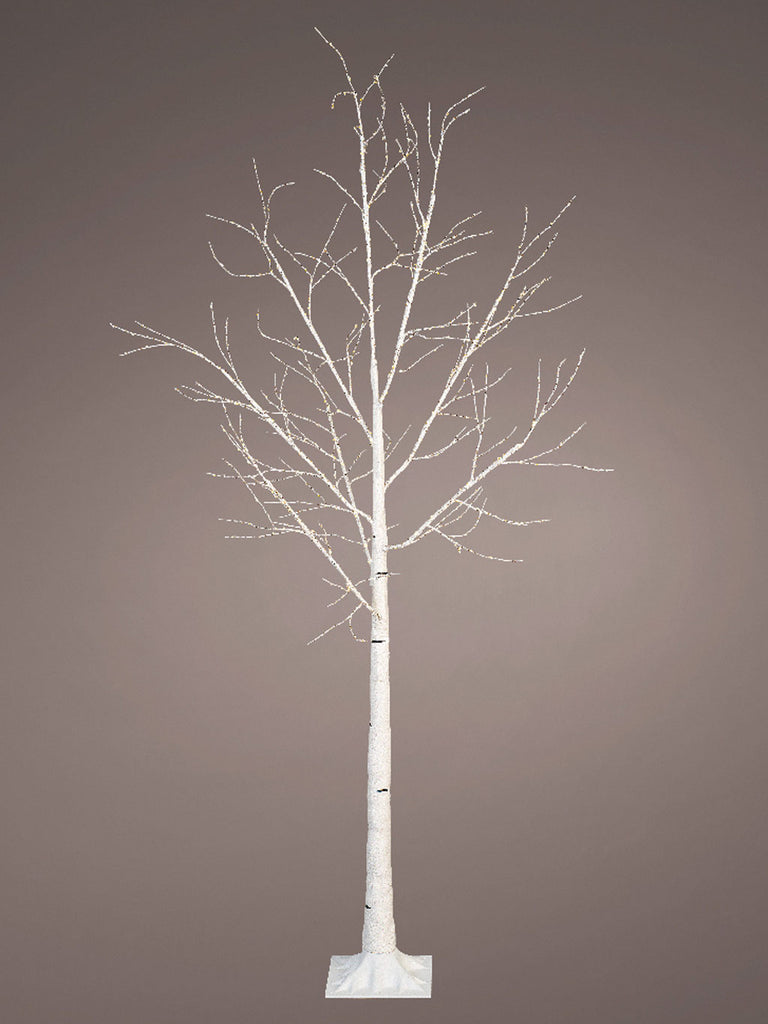 1.8M (6ft) Micro LED White Birch Tree with 600 Warm White Lights