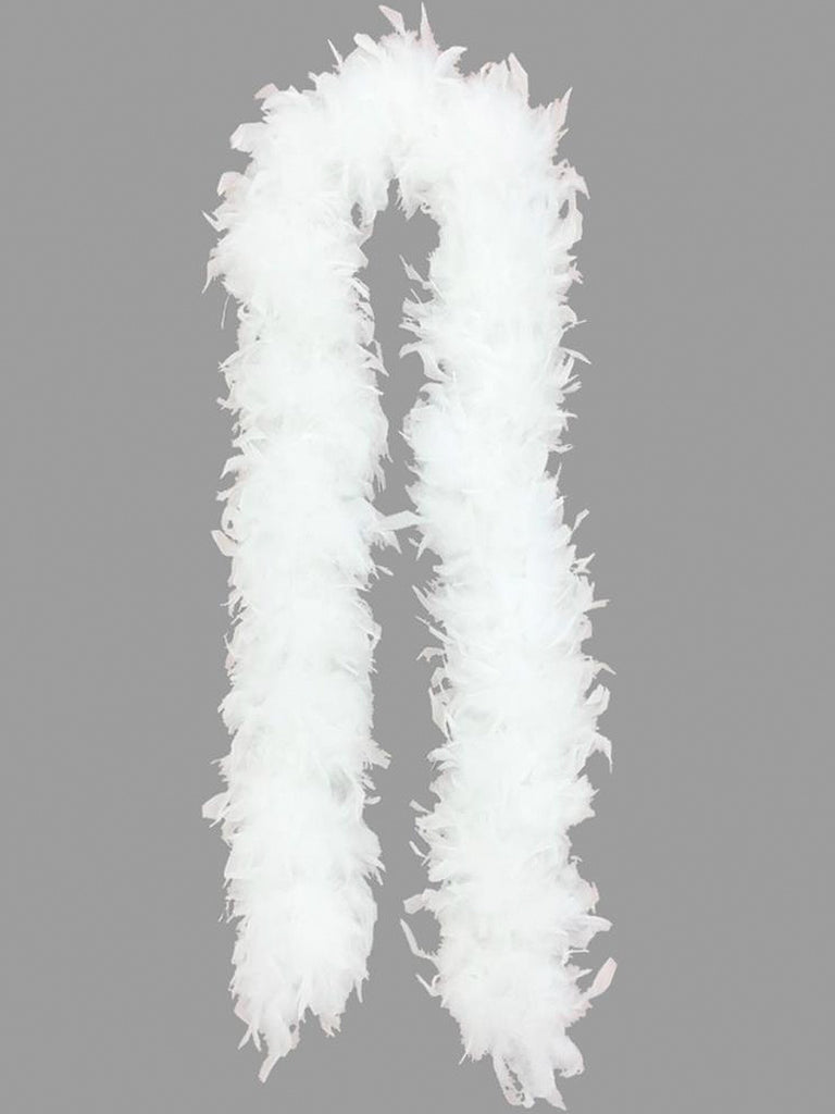 1.8M Feather Boa - White
