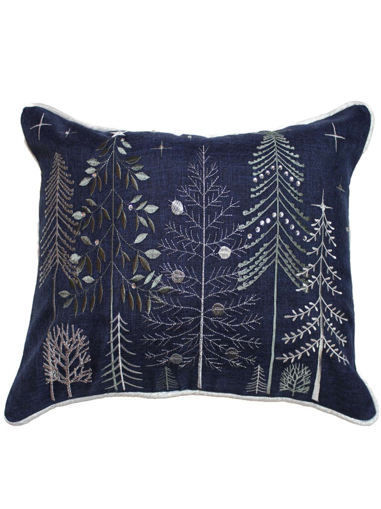 Starlight Pines Christmas Cushion