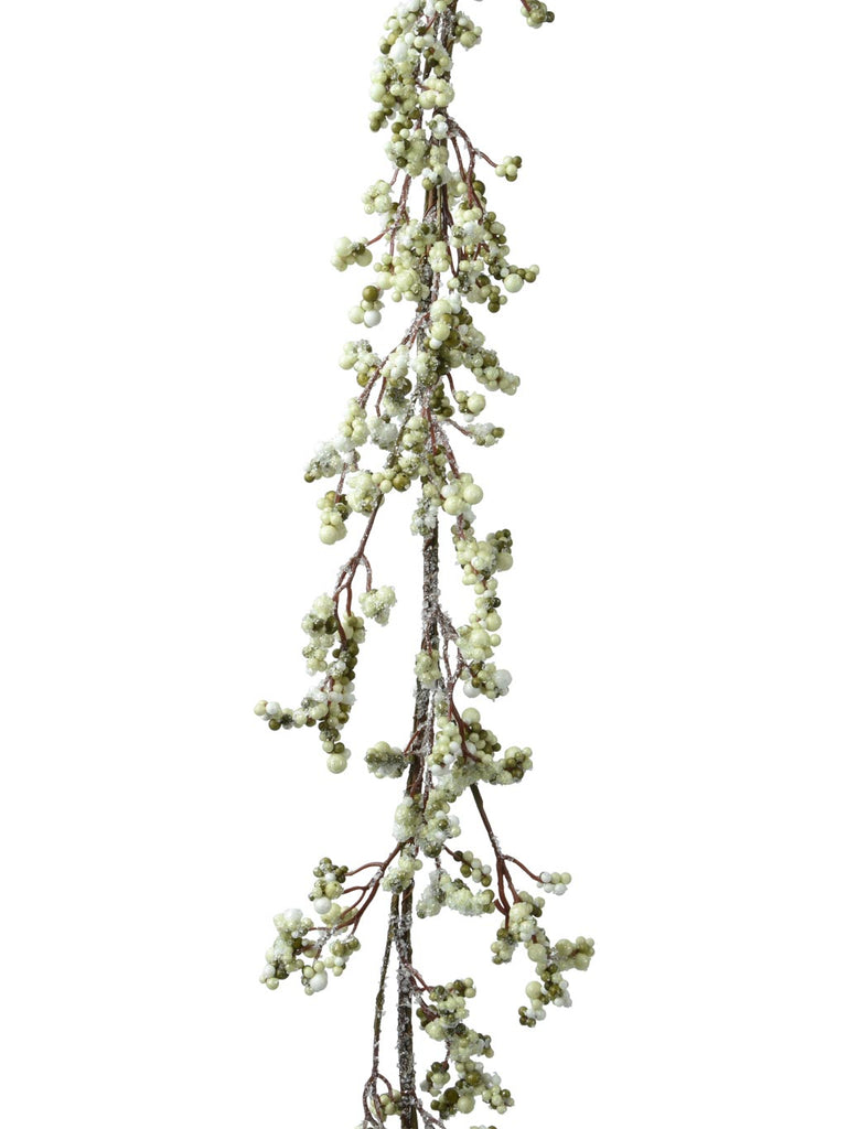 1.3M Icy Green Garland Foam Berries