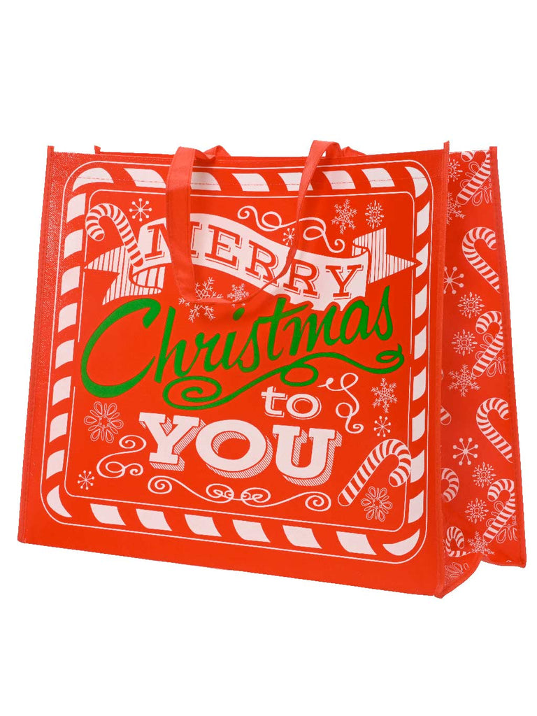50cm Fabric Giftbag 'Merry Christmas to You'