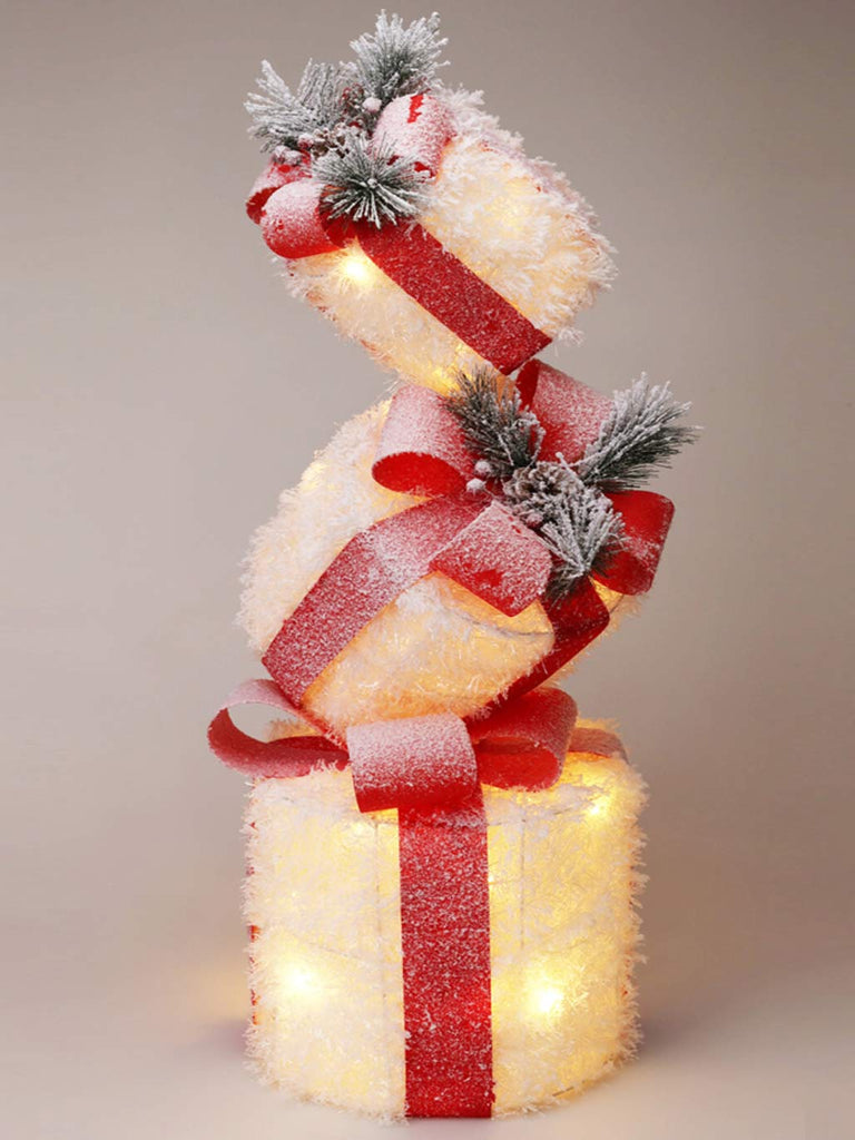 75cm B/O Giftboxes Stack with LED