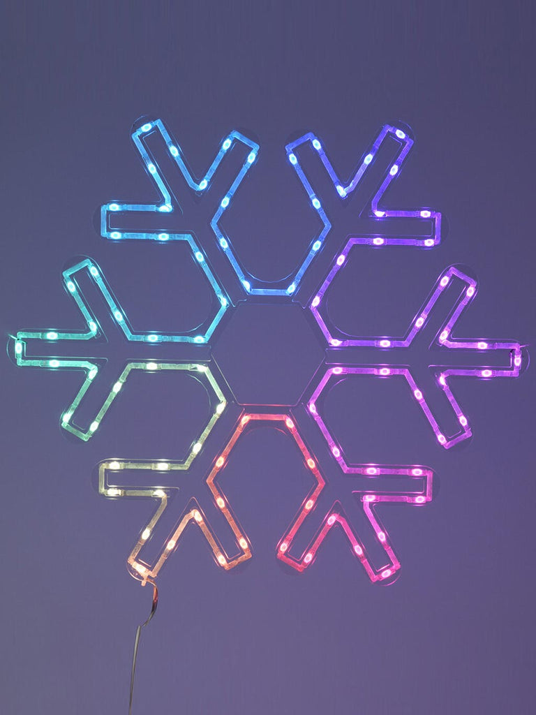 USB Snowflake with 90 RBG LEDs