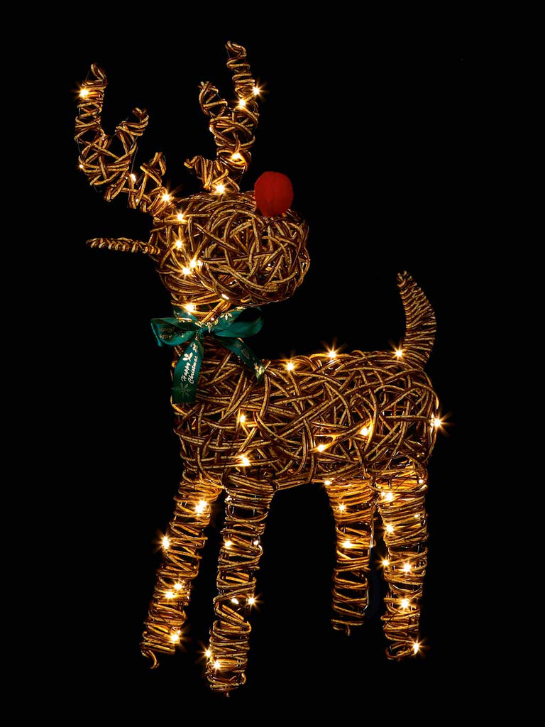 67cm B/O Multi-Action Outdoor Big Nose Reindeer with 80 WW LEDs