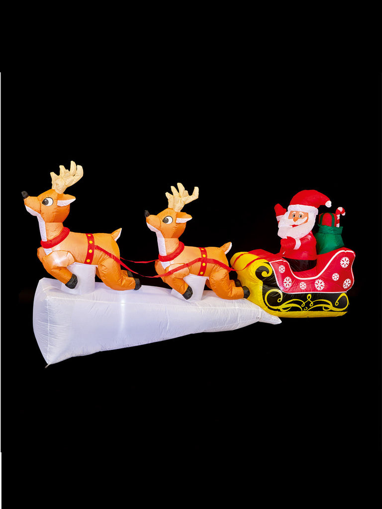 2.4M Inflatable Santa Sleigh