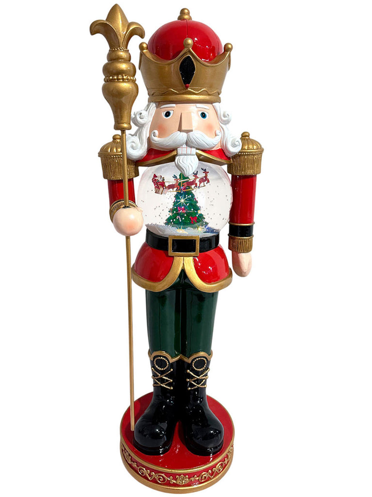 75cm Lit Standing Musical Nutcracker