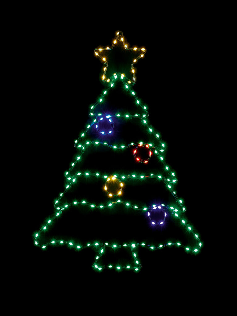 60cm Twinkling Flexi Bright Christmas Tree with 161 Multi LEDs