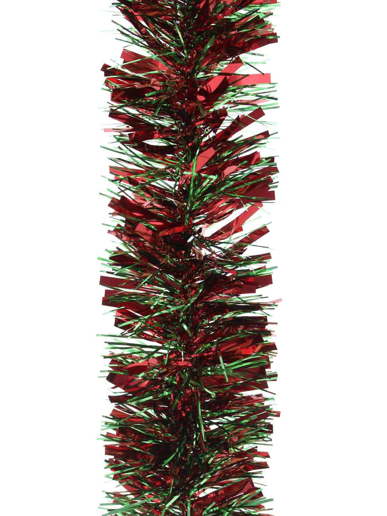 200cm x 10cm Red/Apple Green Tinsel