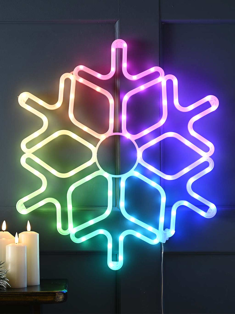 57cm Digital Snowflake With Remote Control