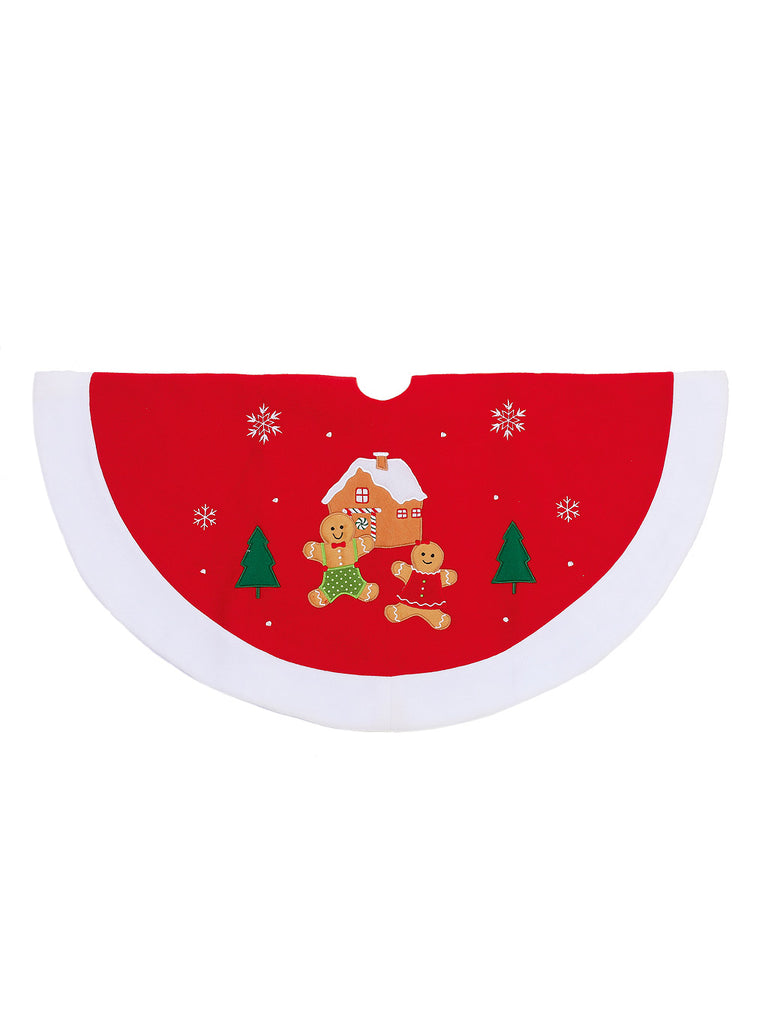 90cm Gingerbread House Tree Skirt