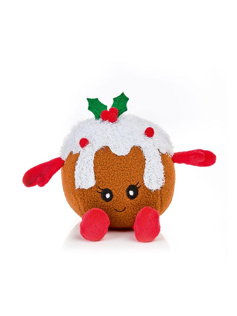 11cm Plush Christmas Pudding