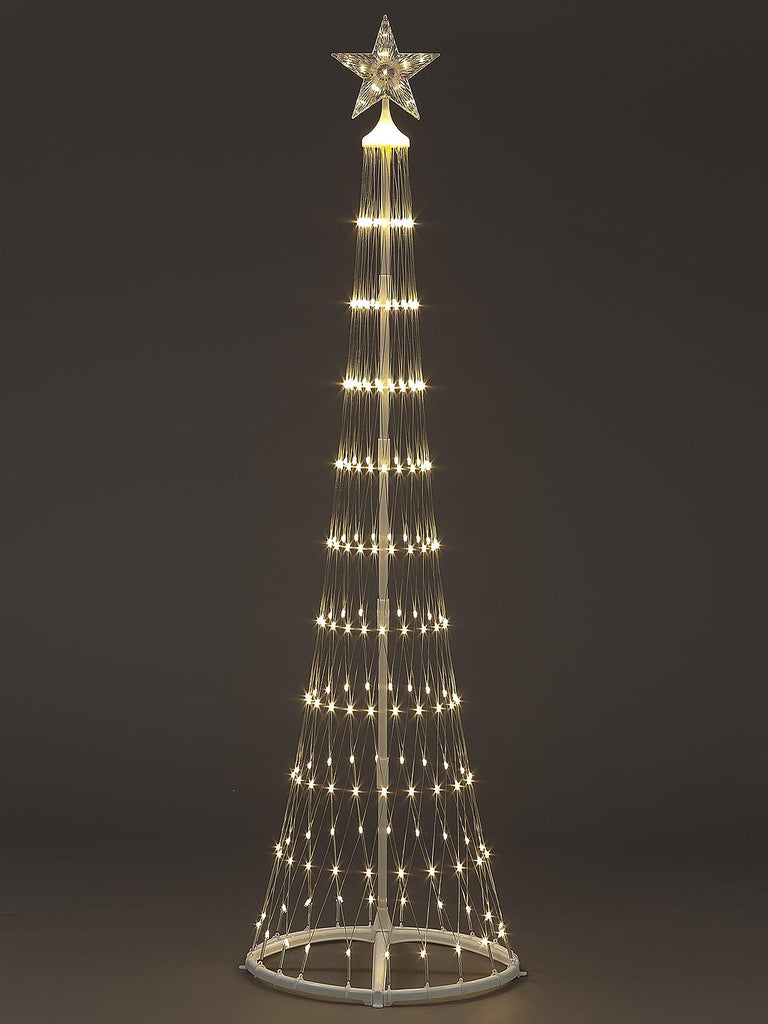 1.8M (6ft) Cone Tree with 220 LEDs - 8 Functions