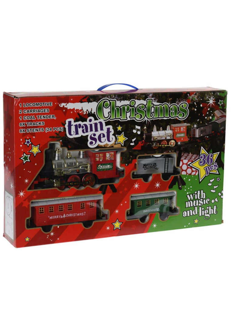 36 Pcs Christmas Train Set