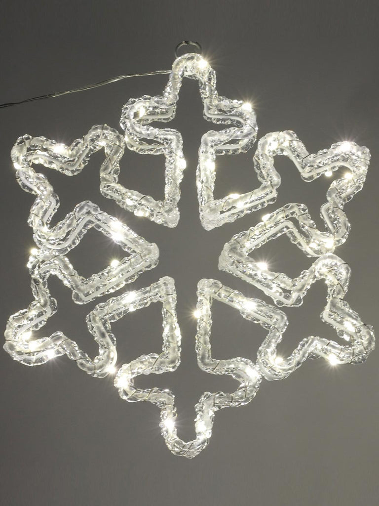 30cm Snowflake Silhouette with 70 LEDs