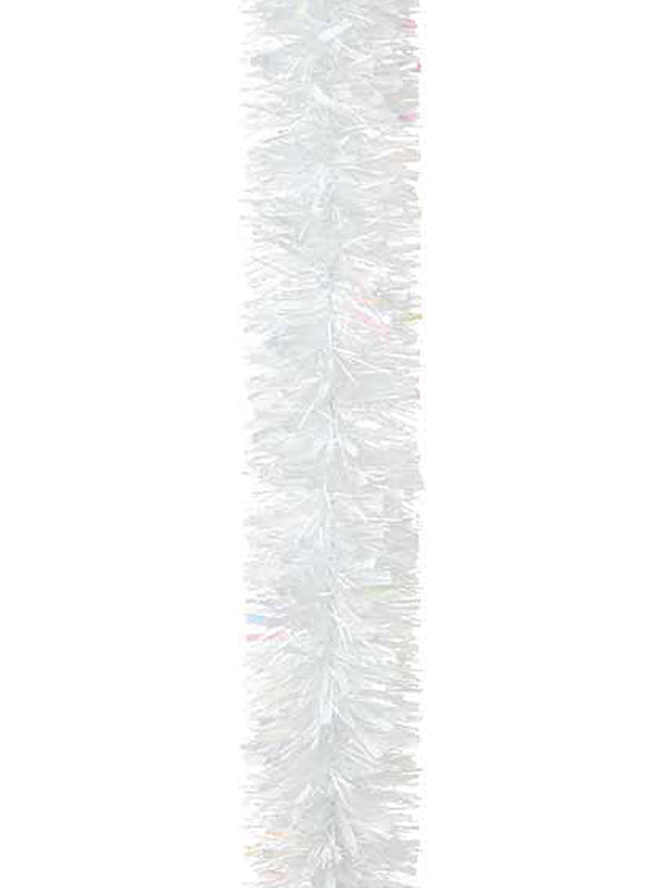 200cm x 15cm Luxury Chunky Cut - White