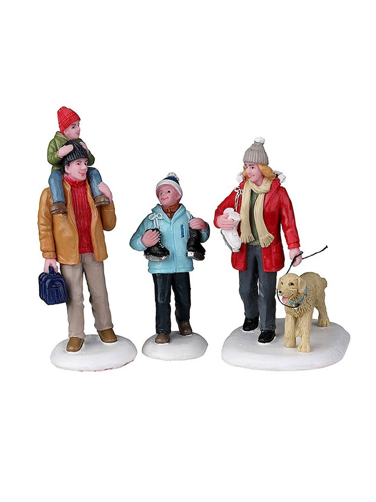 Going Skating, Set Of 3