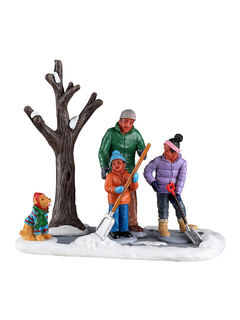 Shoveling The Driveway