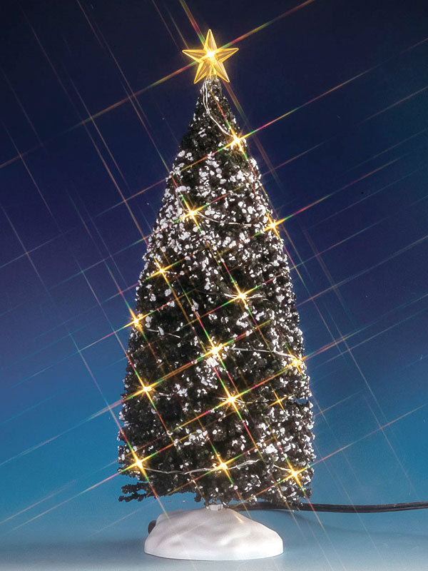 Evergreen Tree With 24 Clear LED Lights, B/O (4.5V)