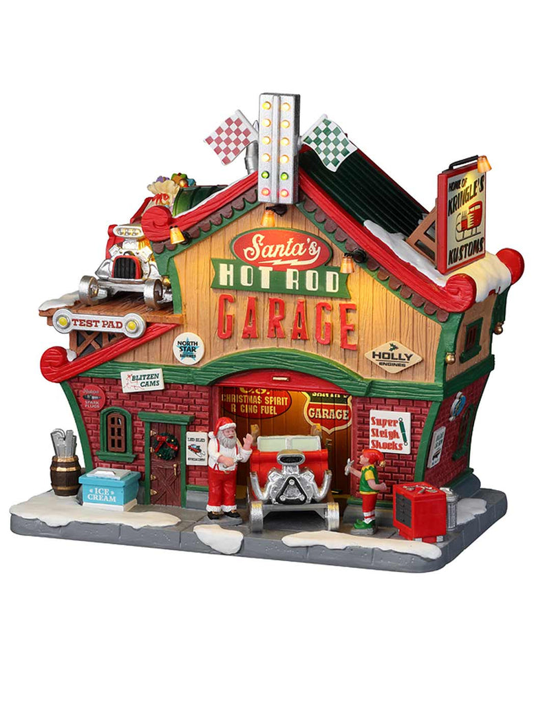 Santa's Hot Rod Garage, With 4.5V Adaptor