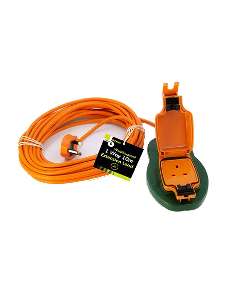 1 Way 10M Outdoor Extension Lead - 13A