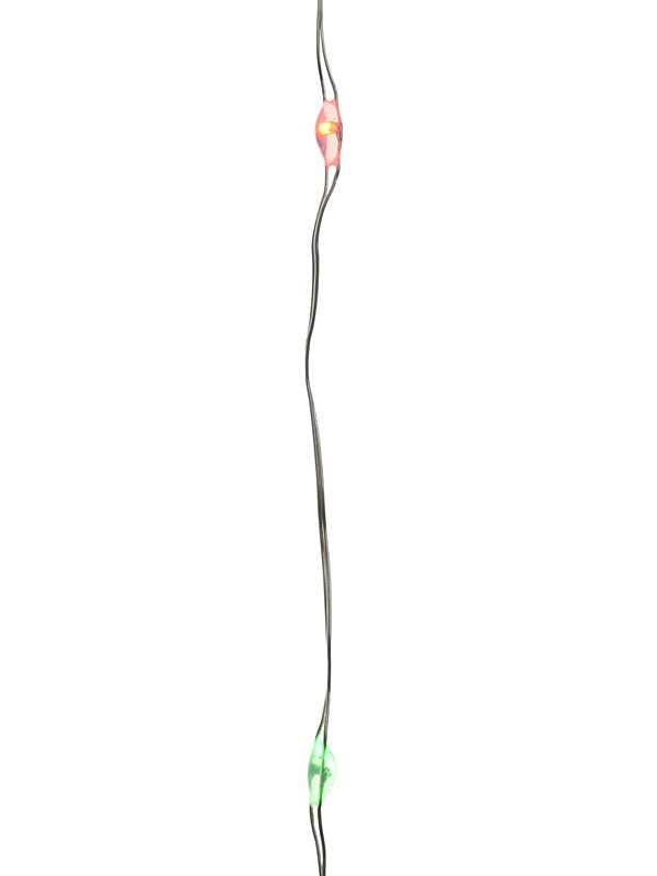 60 Micro LED String Lights with Silver Wire - Multi-colour