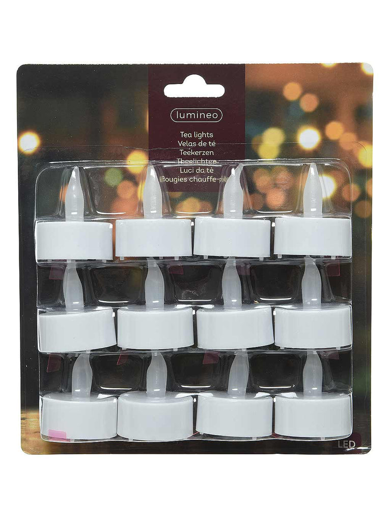 Pk 12 LED Flame Tealights