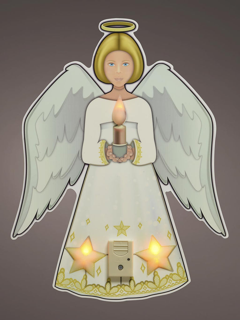 LED Window Decoration - Angel Fire Flame Effect