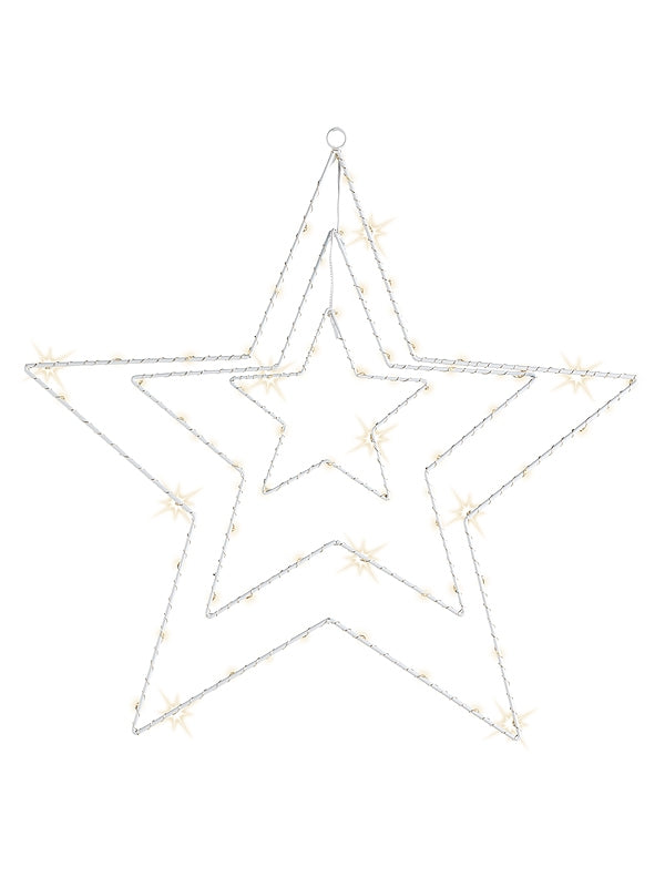 50cm Micro LED 3D Star Frame