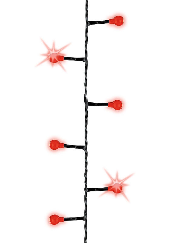 500 Twinkling Cherry String Light - Red
