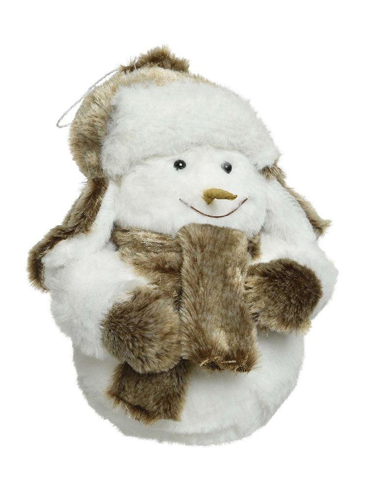 23cm Foam Snowman with Scarf & Hat
