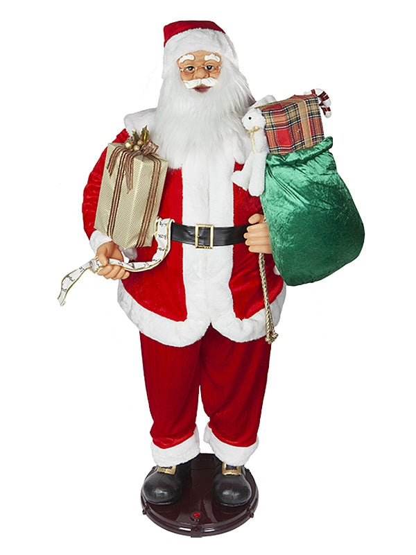 150cm (5ft) Animated Dancing Santa