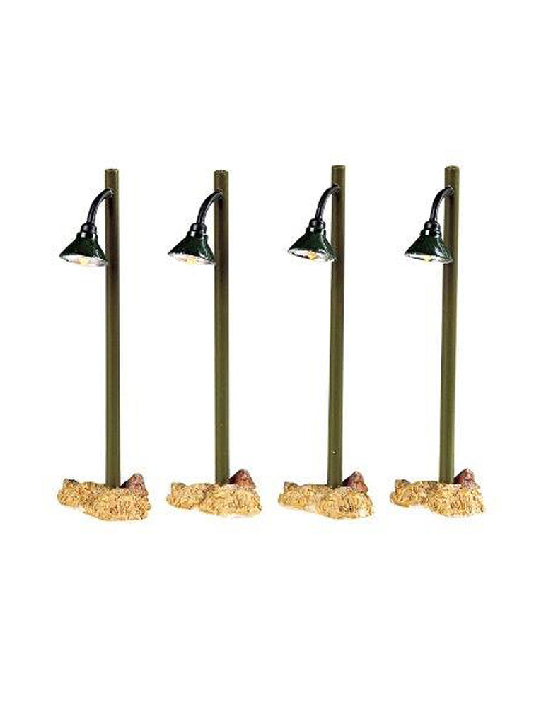 Rustic Street Lamp, Set Of 4