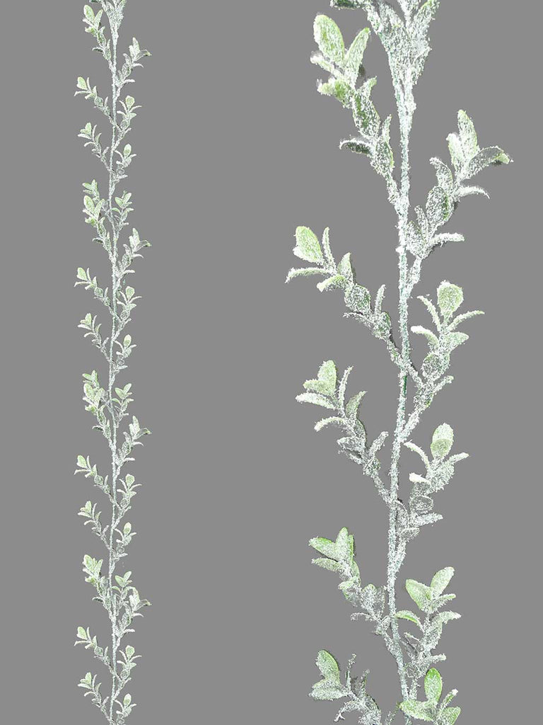 180cm Snowy Leaves Garland