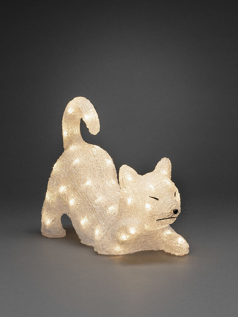 35cm LED Acrylic Cat
