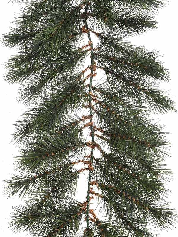 2.7m (9ft) Frosted Norway Christmas Garland