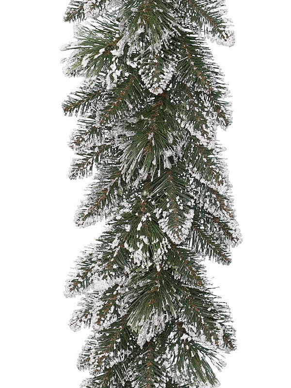 2.7M (9ft) Frosted Finley Christmas Garland