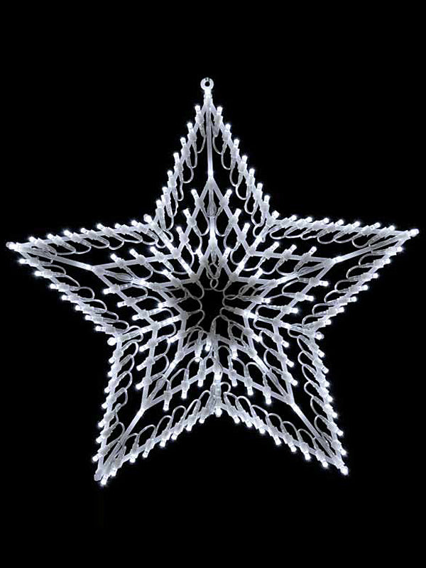 100 LED Chasing Window Light Star - White