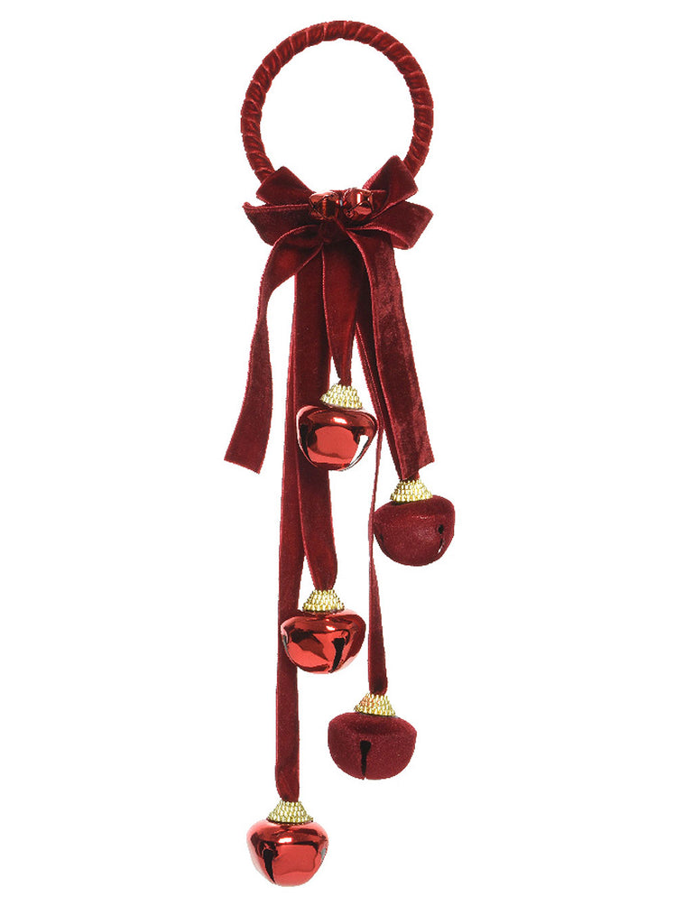 37cm Red Bell Velvet Hanger 