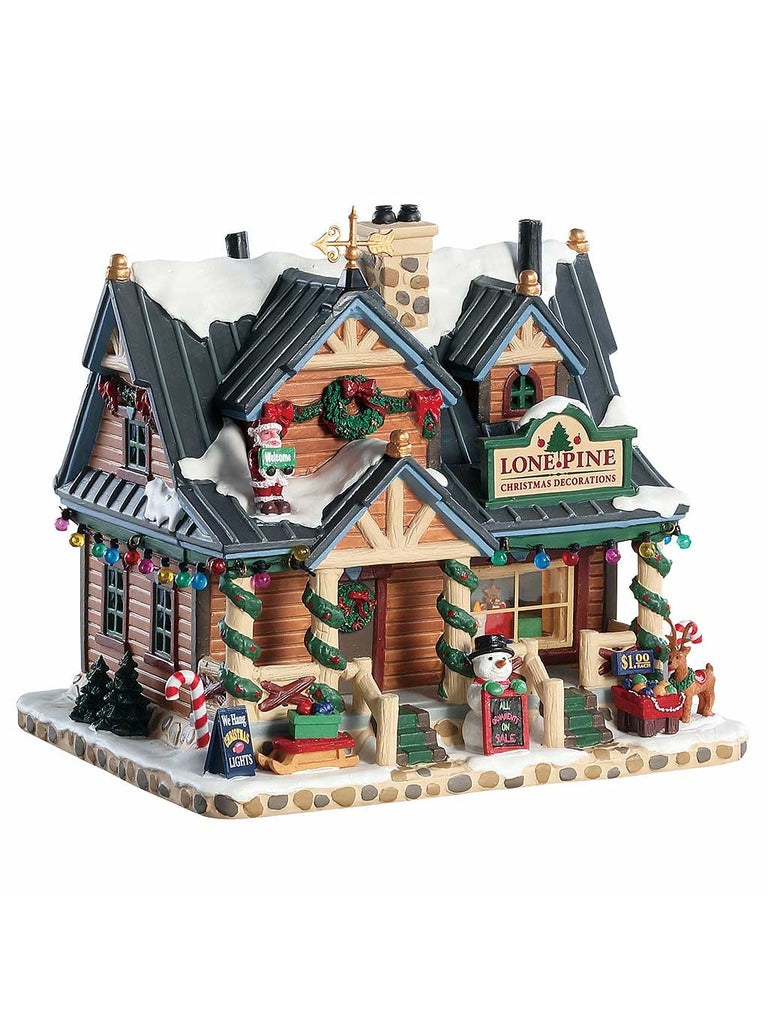 Lone Pine Christmas Decorations, B/O LED