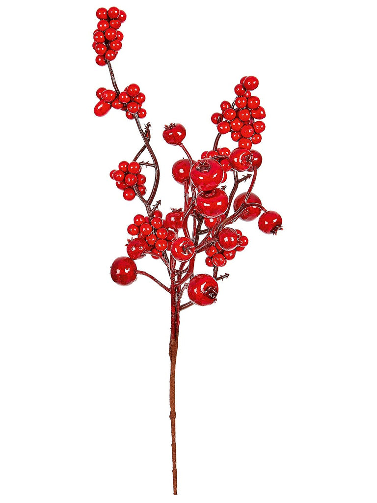 25cm Red Berry Pick